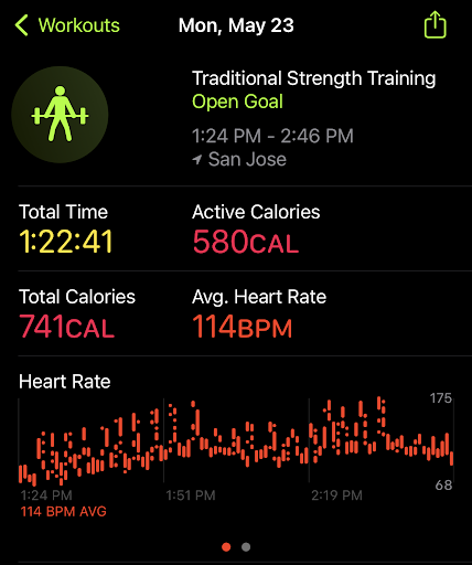 Apple Watch: Workout Calories