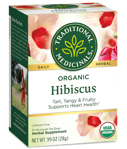 Traditional Medicinals Hibiscus Tea makes great mocktails
