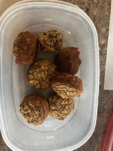 VLCD muffins - Danielle's daily routine and food diary